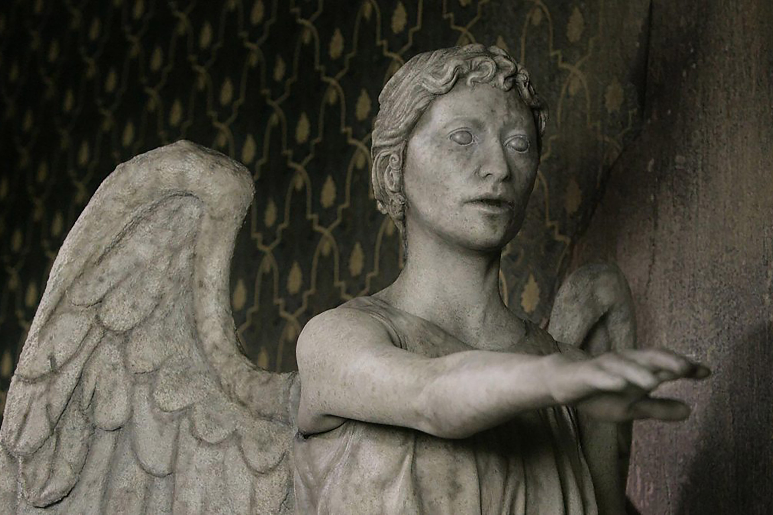 Former Doctor Who showrunner Steven Moffat has a Weeping Angel in his garden