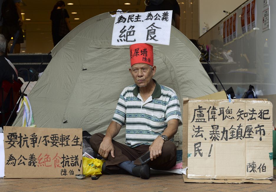 【逃犯条例】张超雄加入绝食 陈伯：搏老命维护青年