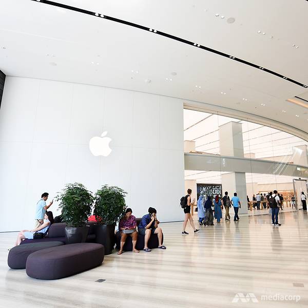 Apple opens its second store at Jewel Changi Airport on Saturday
