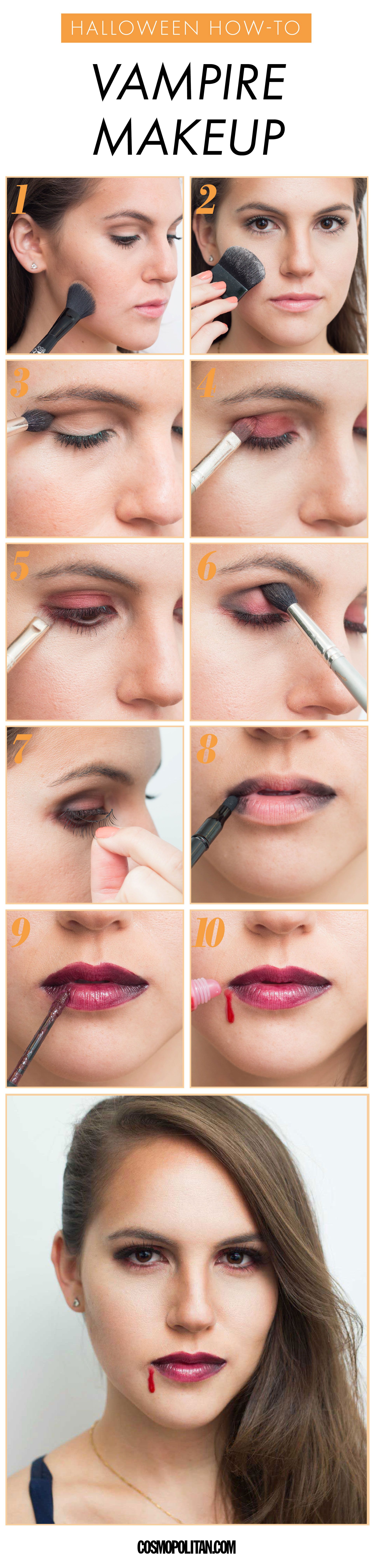 This Vampire Makeup Tutorial for Halloween 2019 Is All You Need