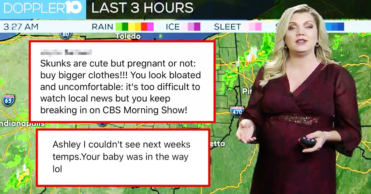 Pregnant Meteorologist Publicly Blasts Viewers For Body-Shaming Her