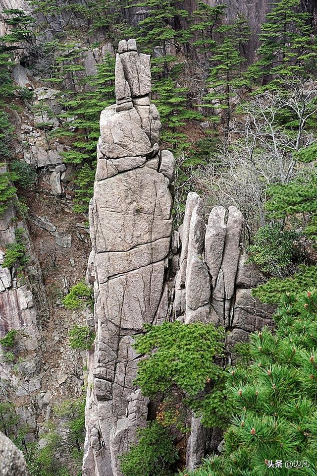 黄山「仙人晒靴」景观