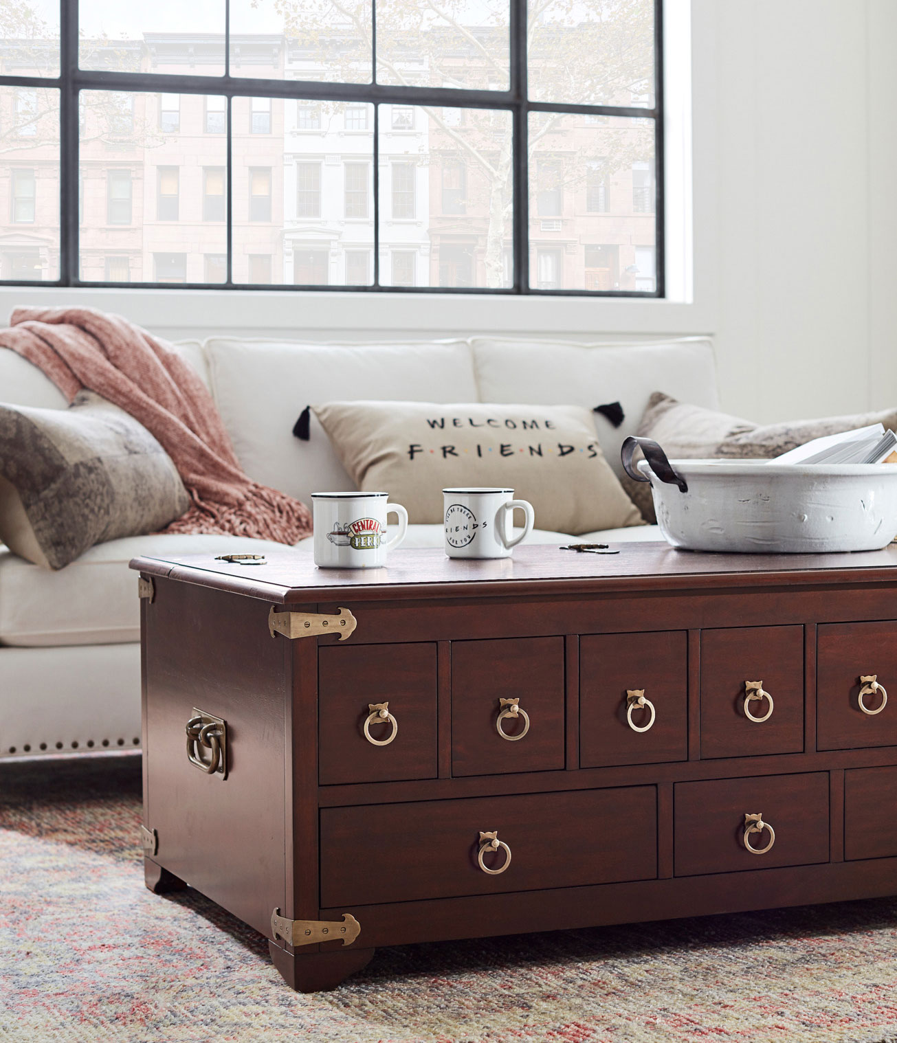 Pottery Barn announces Friends collection including Rachel's infamous apothecary table