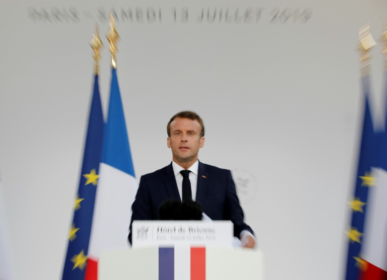 France's Macron announces creation of a space force command