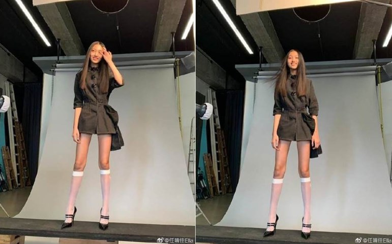 任达华14岁女儿长腿惊人 绝美比例名模妈狂赞：真棒