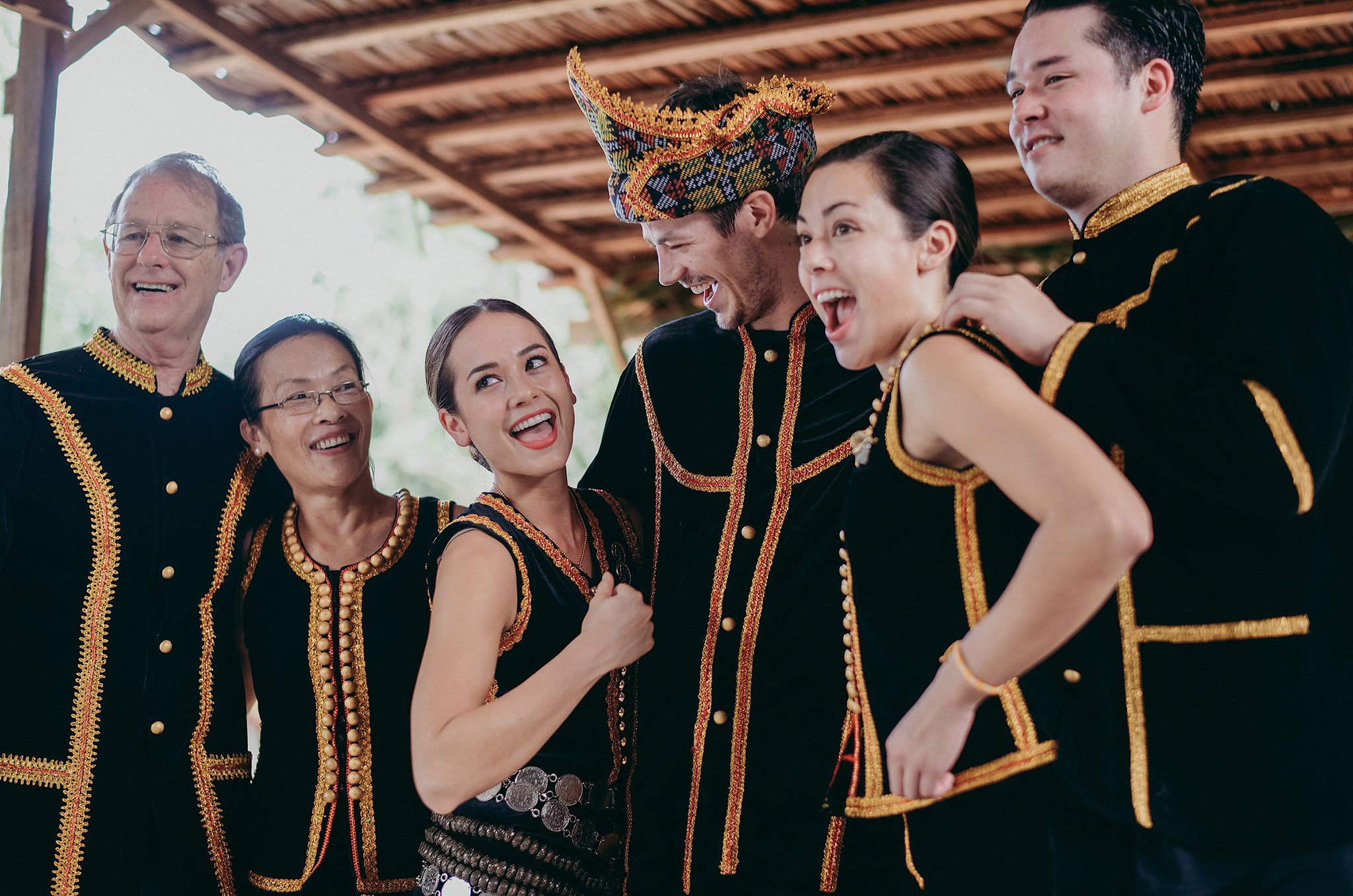 See These New Pics Of 'The Flash' Star Grant Gustin & LA Thoma's Kadazan Wedding In Sabah