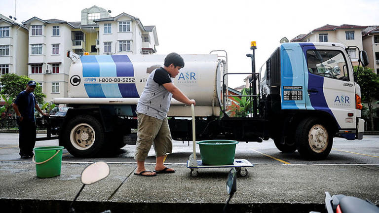 Water disruption at 57 areas in Gombak