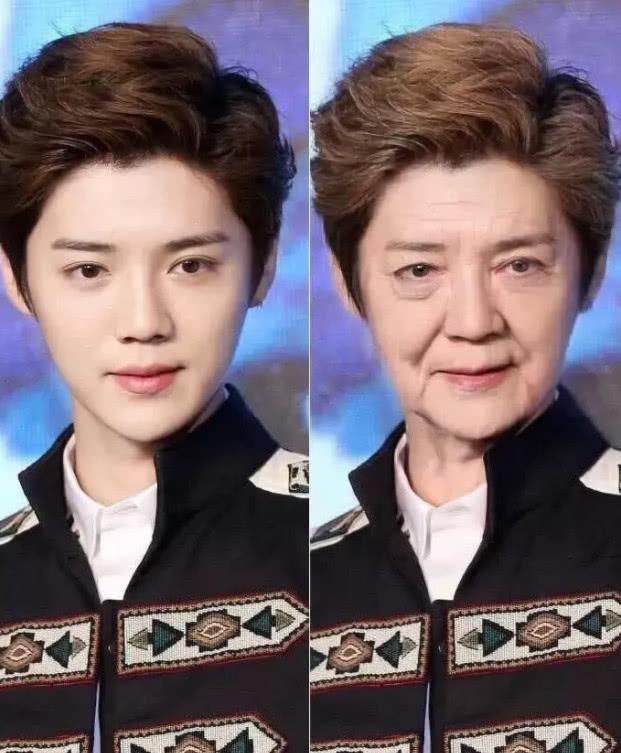 吴亦凡的老年妆忍了，鹿晗的老年妆也忍了，看到胡歌：我先预定了