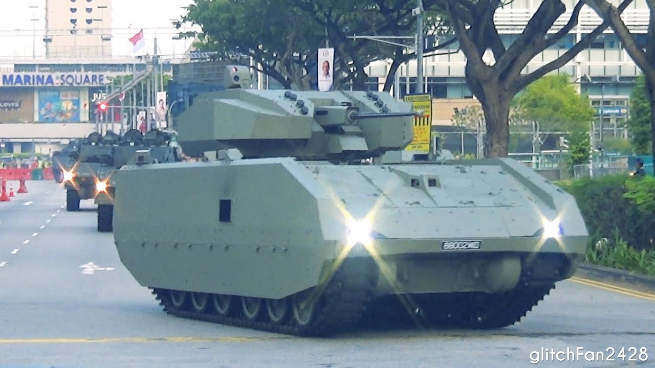 Mobile Column of SG Bicentennial NDP Rehearsal -