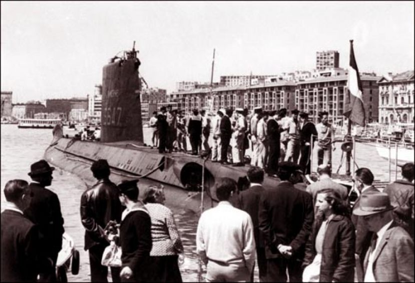 法国潜艇失踪51年 地中海海底寻获