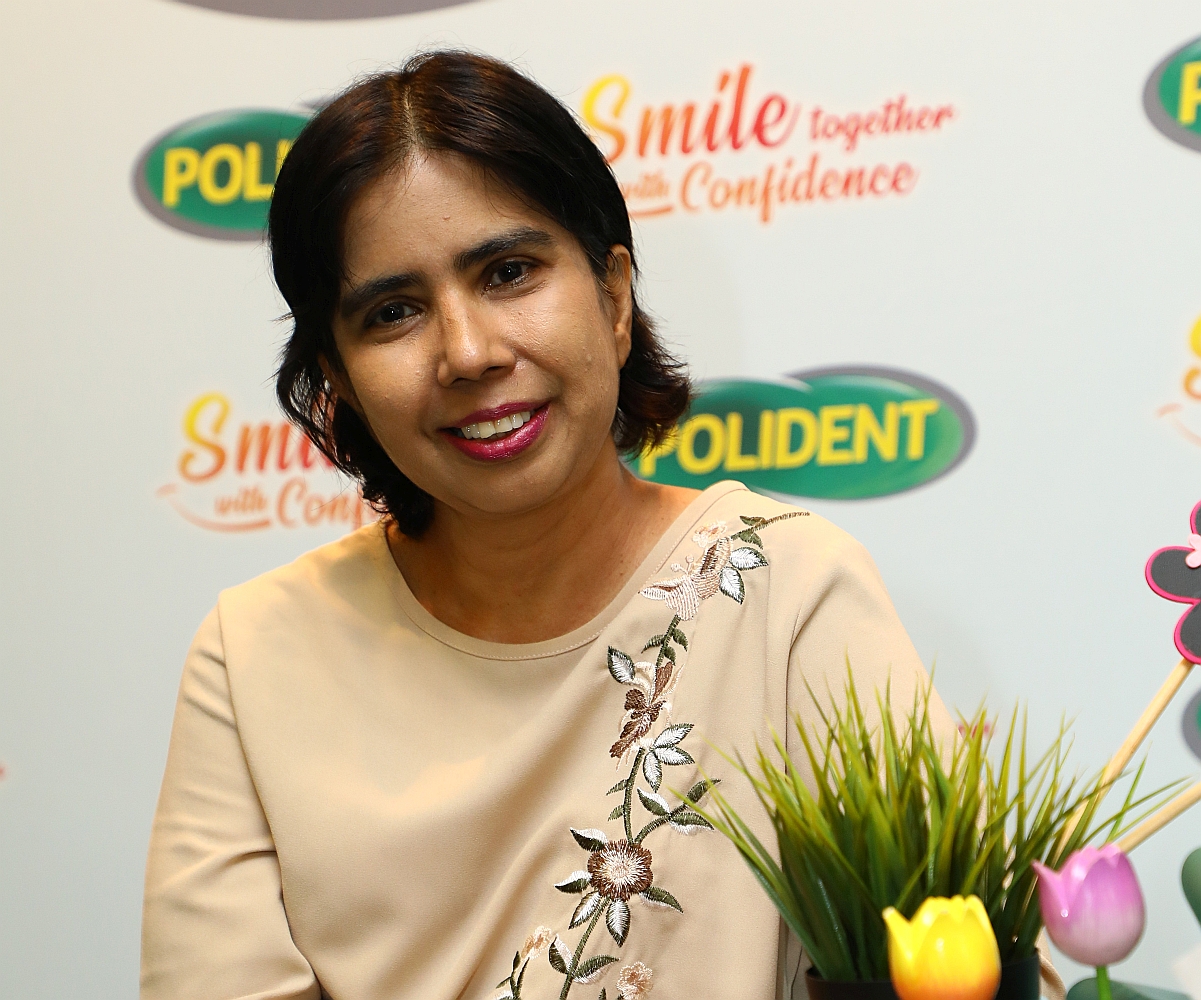 Beaming in confidence