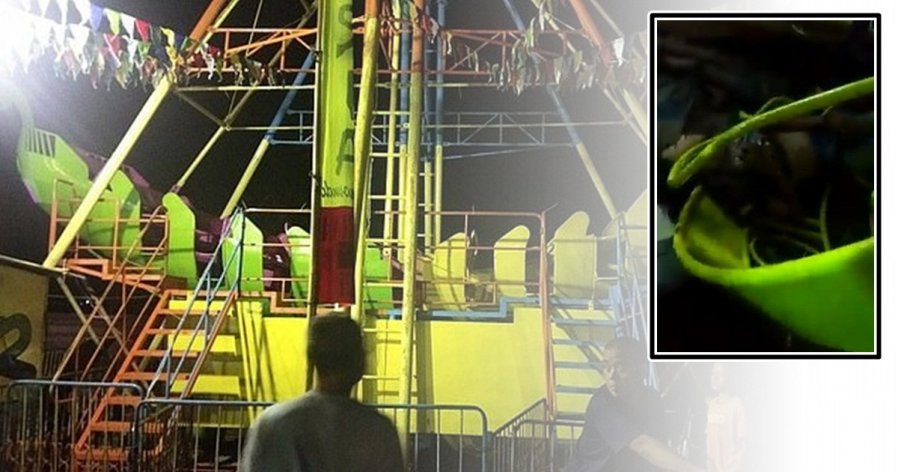 印尼游乐场海盗船座位断裂　15岁少年坠落送院不治