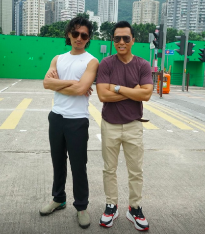 Nicholas Tse and Donnie Yen team up to work on Raging Fire