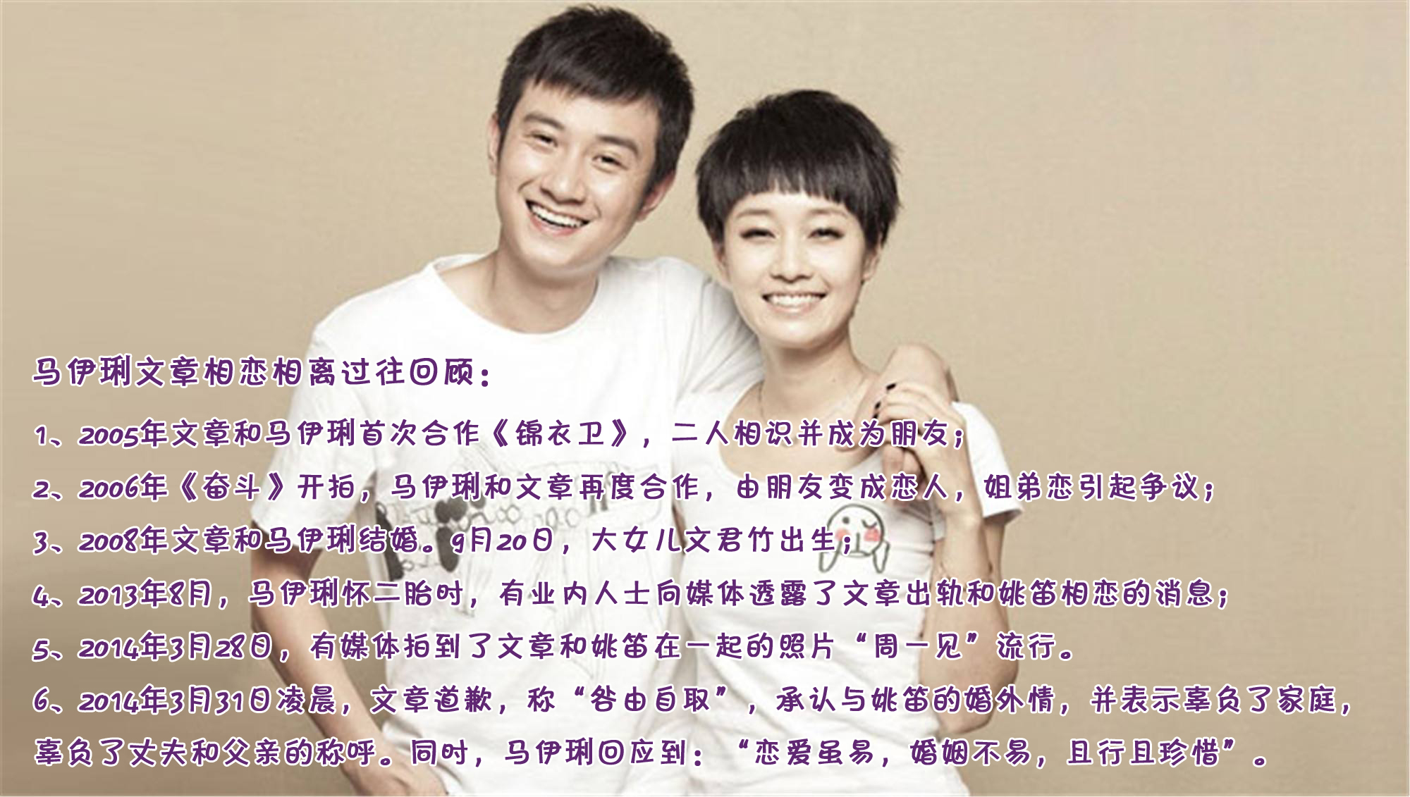 文章马伊琍宣布结束11年婚姻 昔日恩爱令人唏嘘
