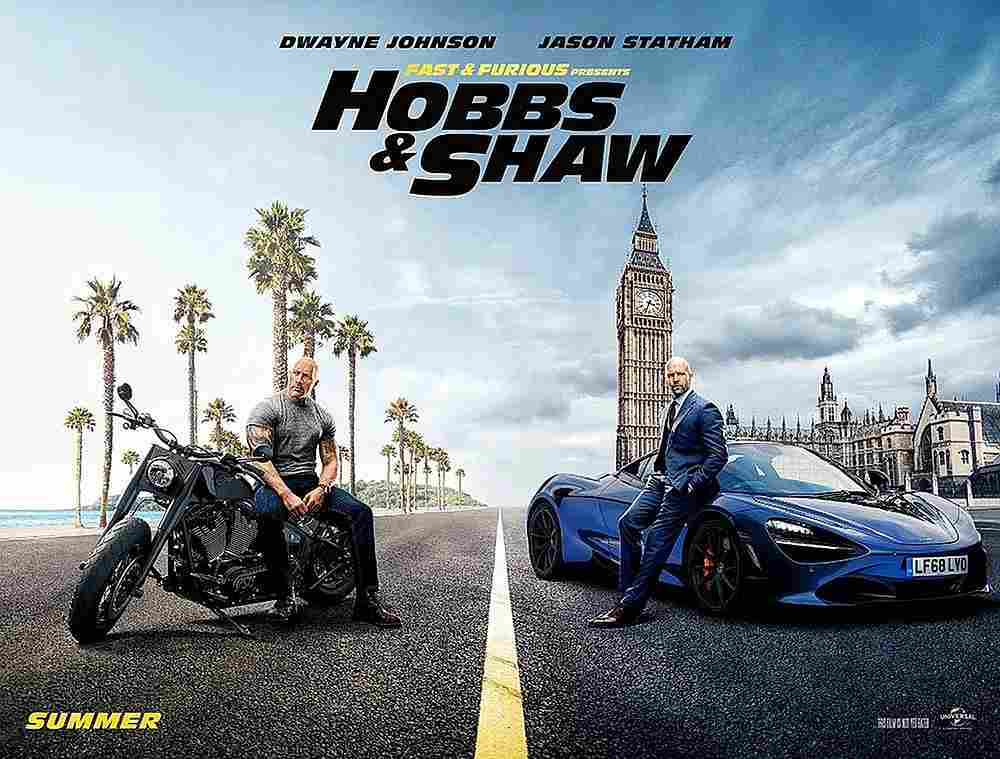 ‘Hobbs & Shaw’ tops box office with US$60m