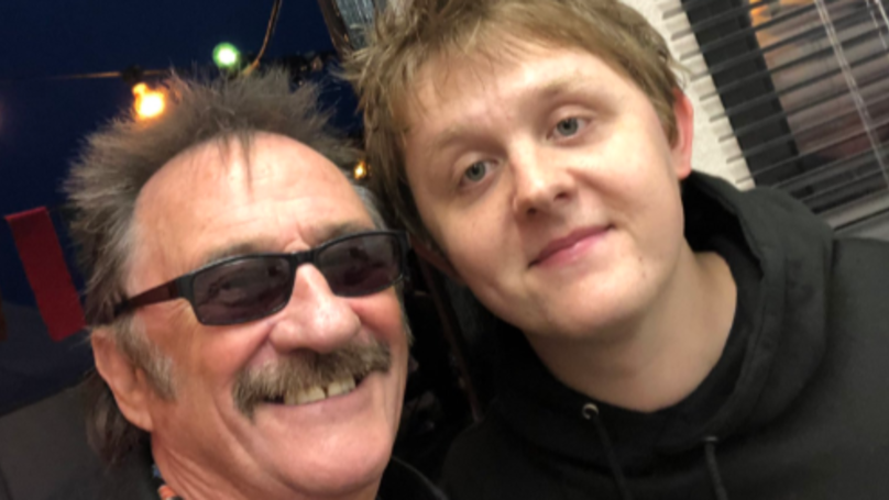 Paul Elliot Pictured With Lewis Capaldi After Camp Bestival Set