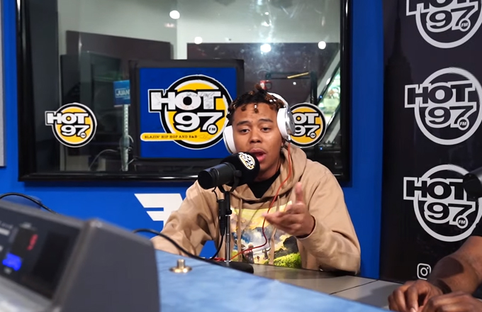 Watch YBN Cordae Impress Funkmaster Flex With His Freestyle
