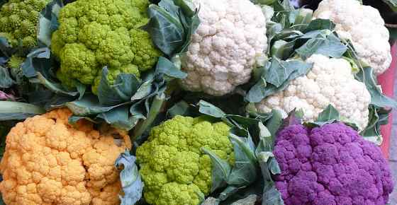 Types of Cauliflower: White, Green, Purple, Yellow/Orange, Romanesco, and More
