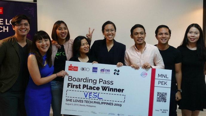 All women-led fintech startup VESL wins She Loves Tech Philippines 2019