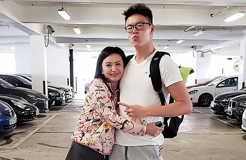 Margie Tsang Celebrates 54th Birthday with Son