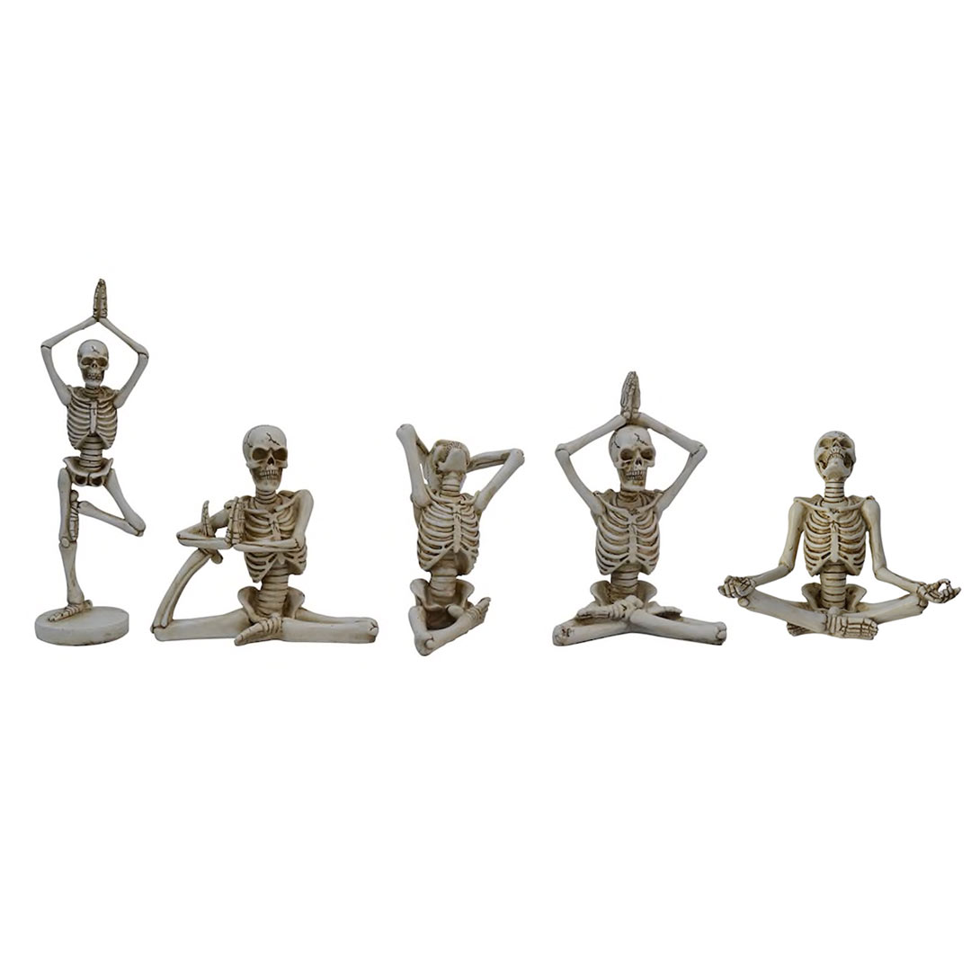 Namaste, Halloween! Michaels Is Selling 'Yoga Skeleton' Figurines to Decorate for the Holiday