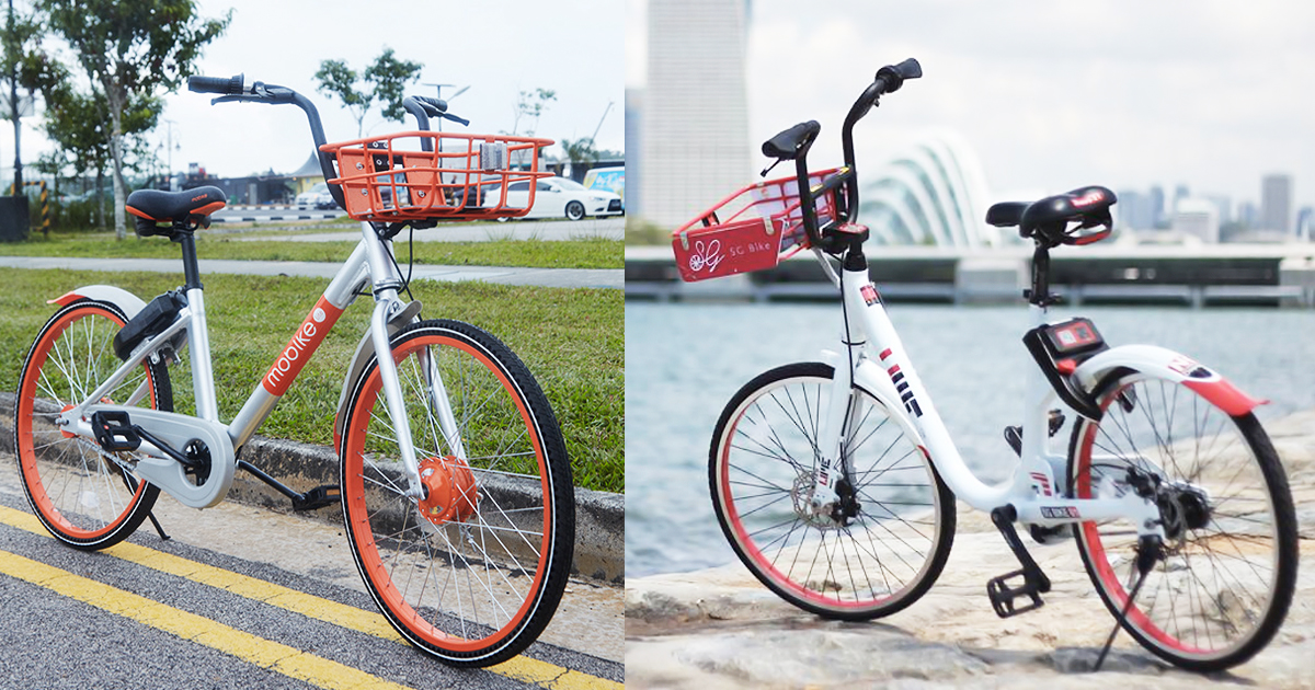 SG Bike Plans To Acquire Mobike For US$1.85M - To Become S'pore's Largest Bike-Sharing Firm