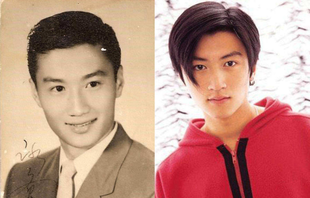 谢贤年轻时太帅了，吐槽儿子丑一点毛病都没有，难怪出门要戴墨镜