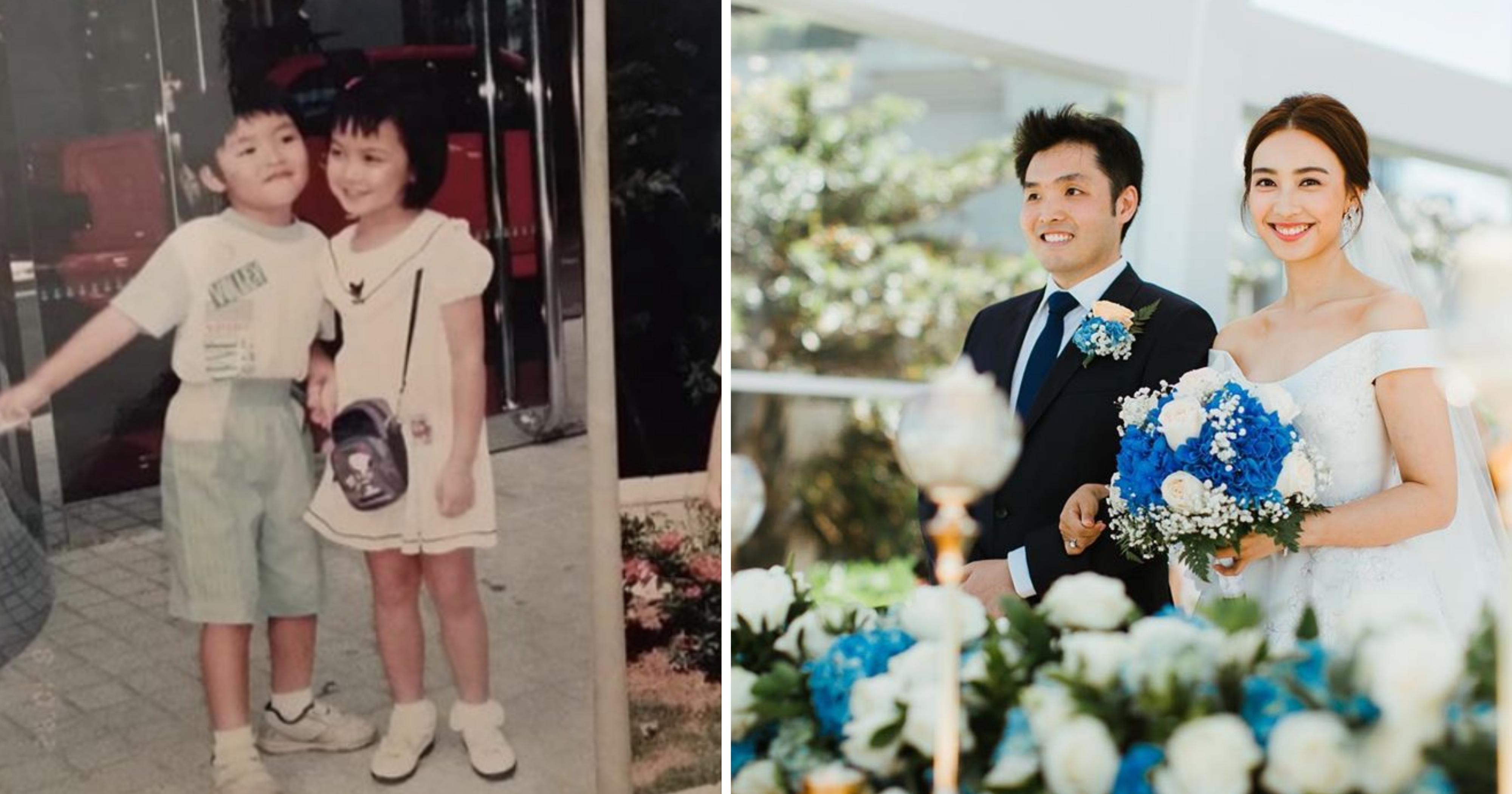 Hong Kong TVB actress marries S’pore doctor, who’s her childhood friend, in Bali wedding