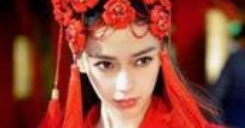 女星古装红衣造型，杨幂杨颖刘亦菲赵丽颖郑爽佟丽娅谁最美