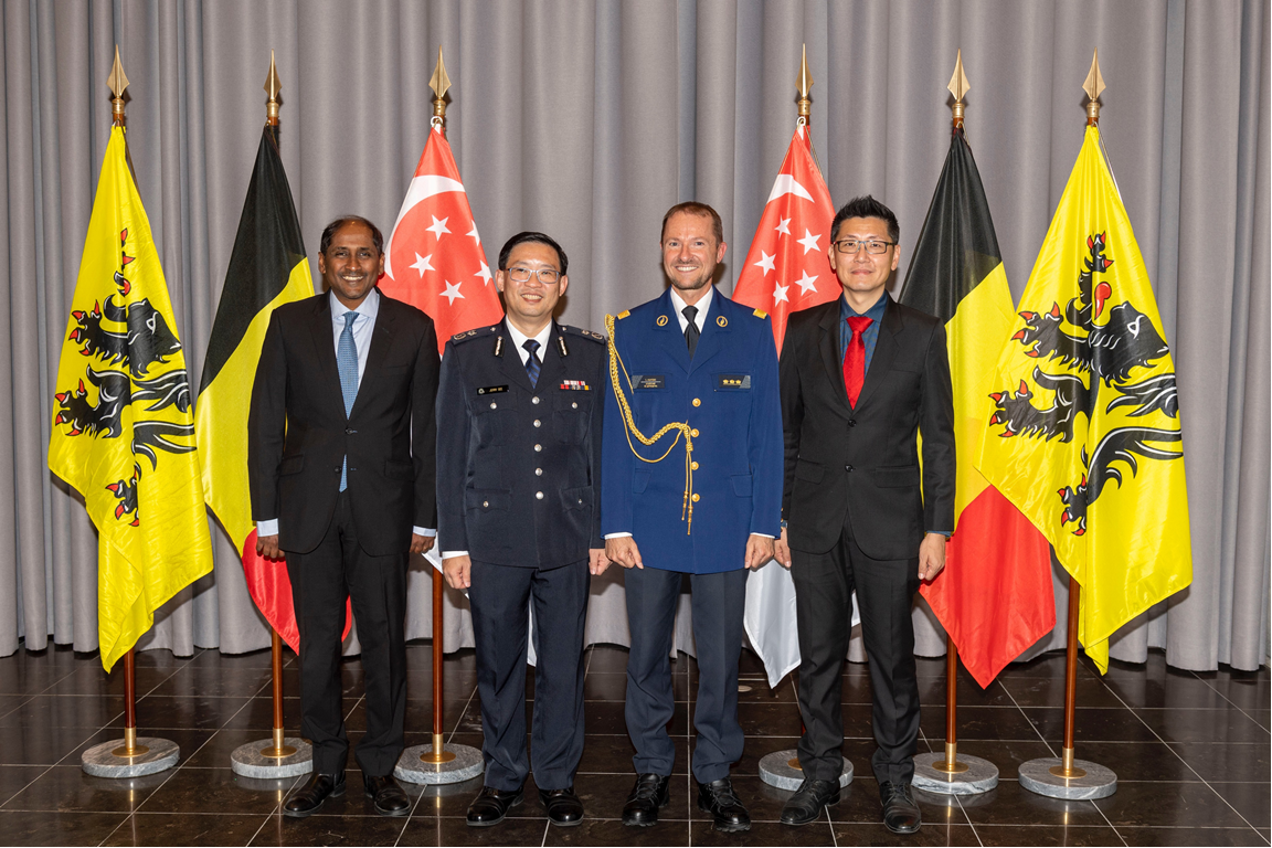 Singapore Police Force Signs Inaugural Memorandum Of Understanding With Antwerp Police Department Of Belgium To Enhance Police Cooperation And Strengthen Capabilities Against Transnational Crime