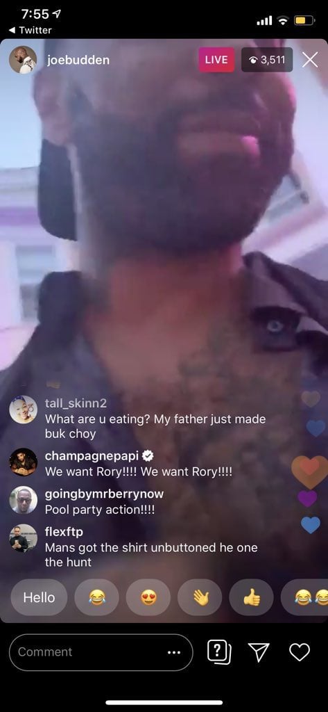 Drake Playfully Trolls Joe Budden and His Pool Party on IG Live