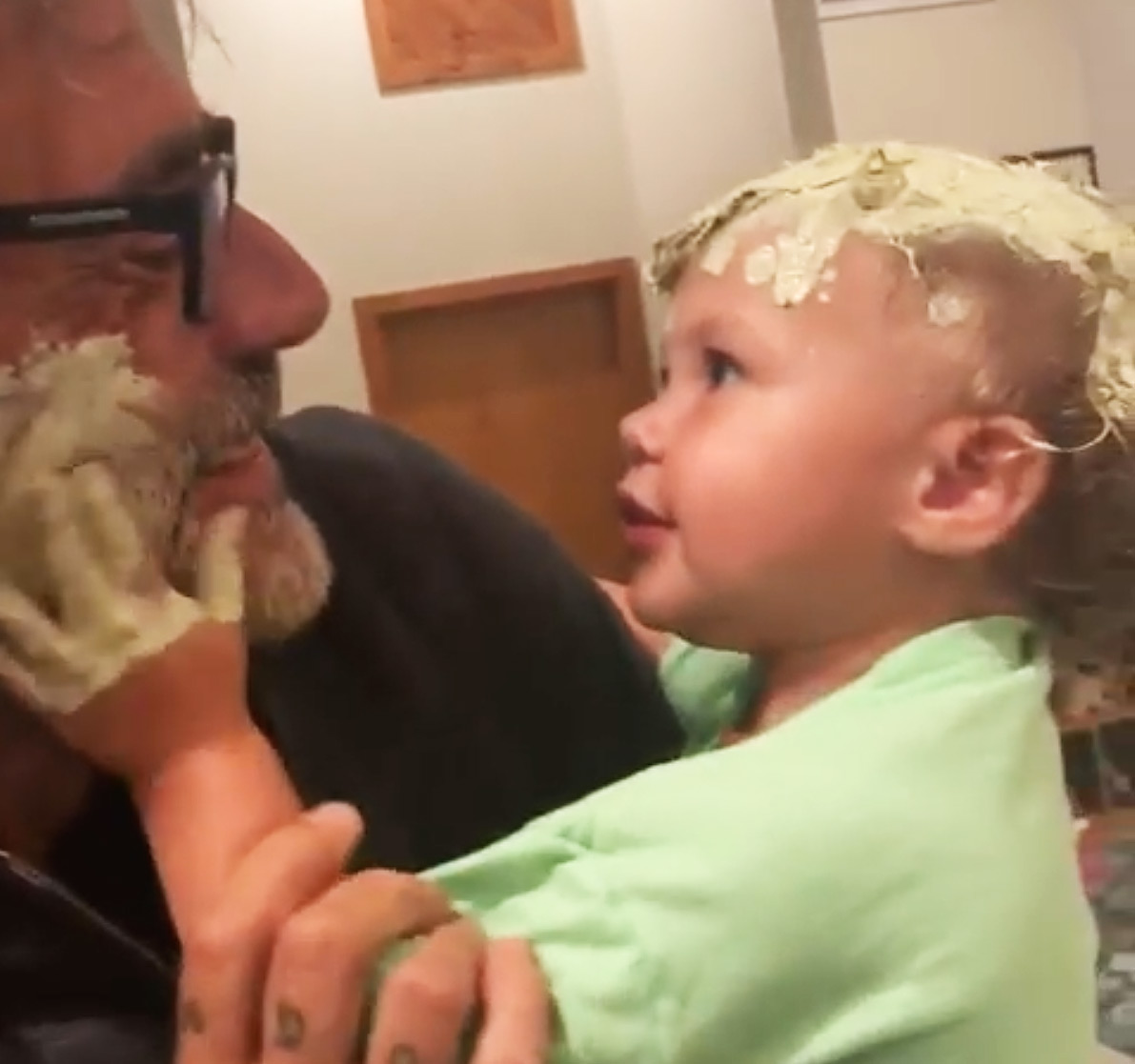 Jeffrey Dean Morgan Posts Hilarious Video of Daughter Covered in Hilarie Burton's 'Expensive' Cream