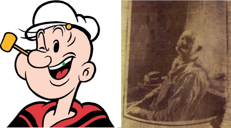 The real popeye! Frank ‘rocky’ fiegel inspired the cartoon