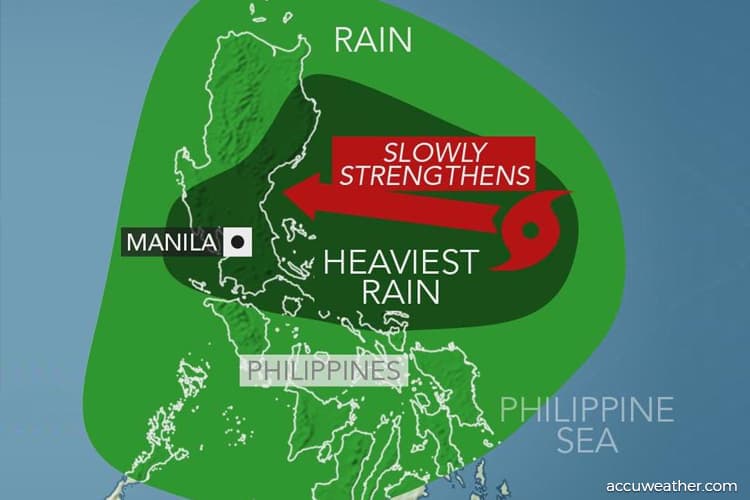 Weatherman warning over tropical storm Podul