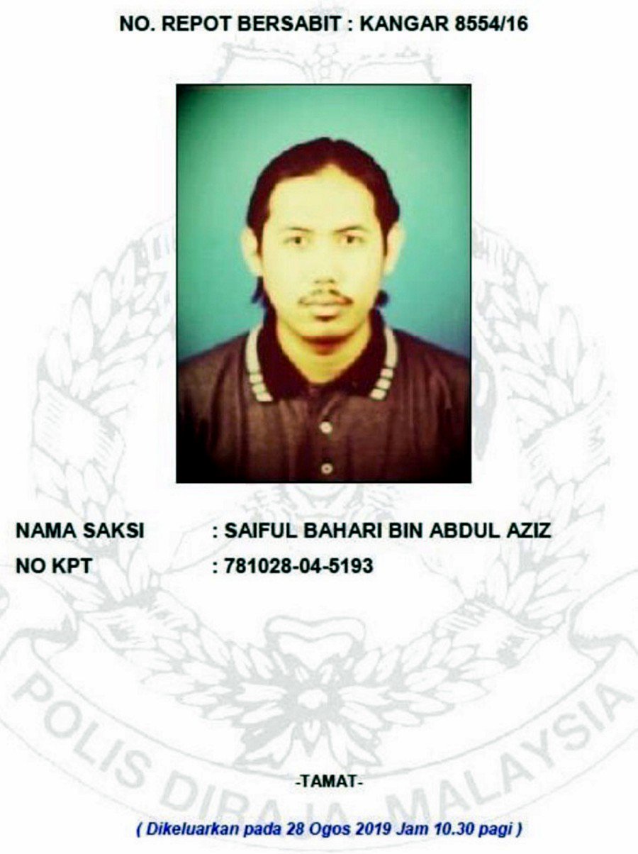 Cops seek Saiful Bahari's help over missing activist Amri's case