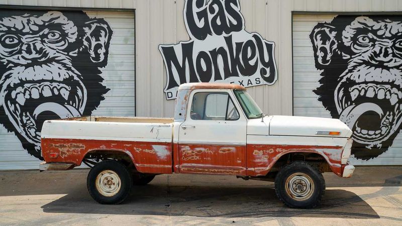Bid On This 1969 Ford F100 SWB 4x4 Project Truck From Gas Monkey Garage