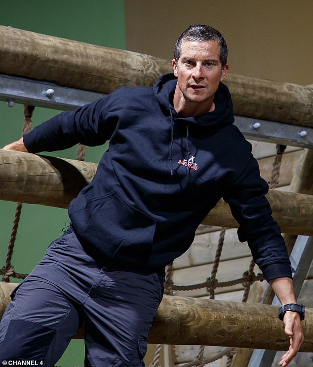 Bear Grylls' eye SWELLS UP after bee sting leaves him in life-threatening anaphylactic shock while filming on far-flung Pacific island