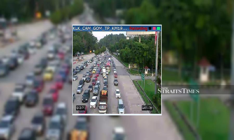 Slow traffic at several highways