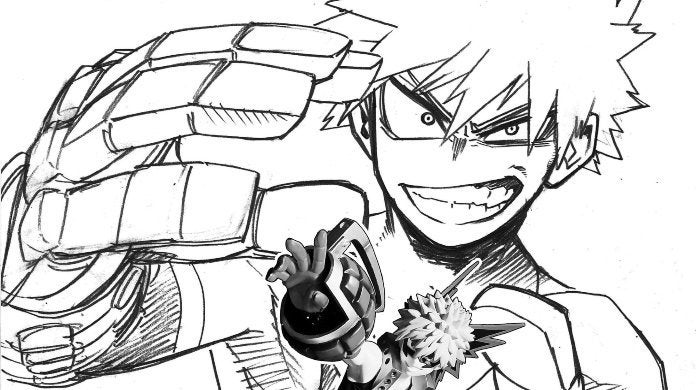 My Hero Academia Creator Celebrates New Bakugo Figure With New Sketch