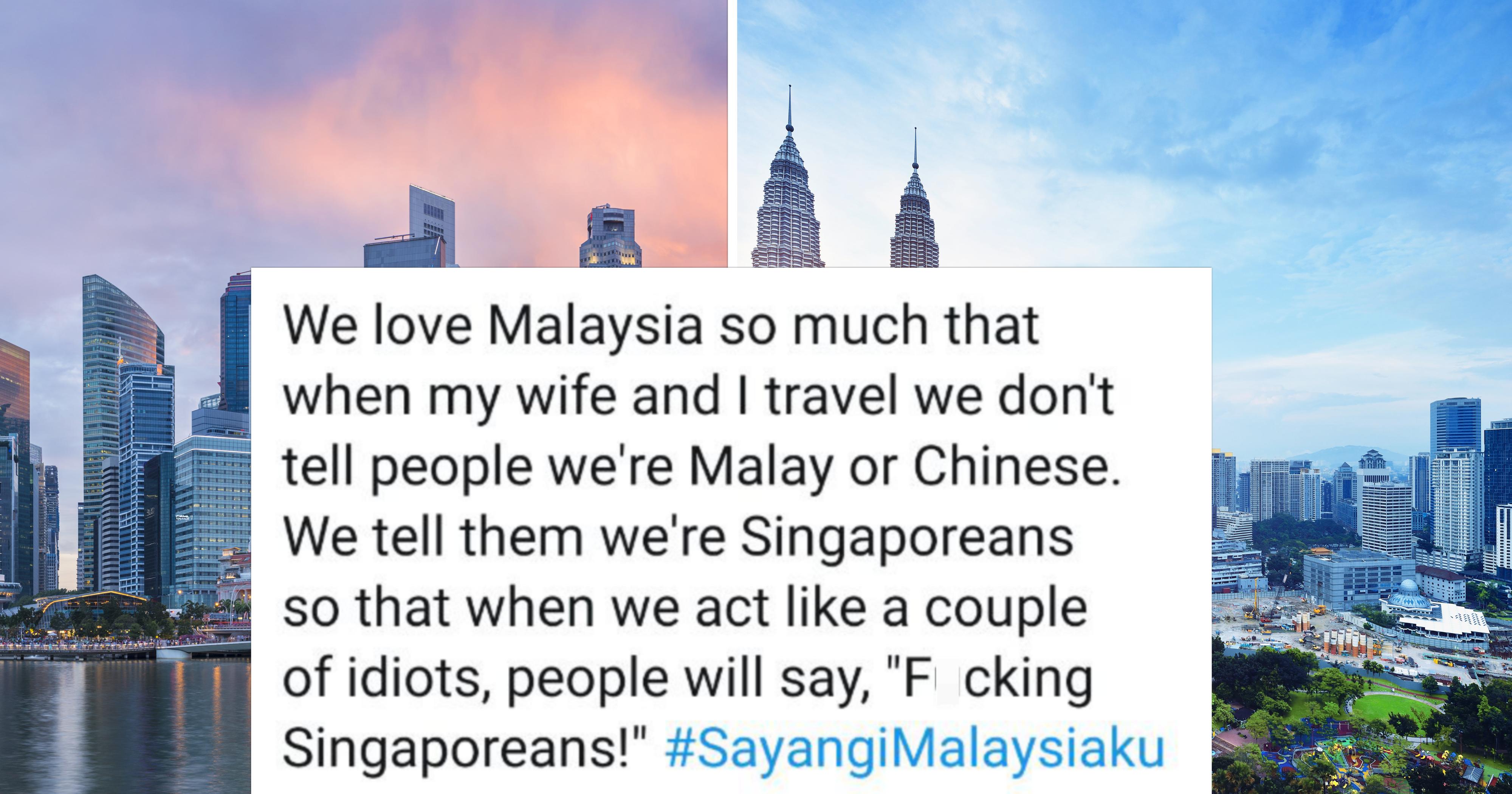 M’sian claims to ‘pretend’ to be S’porean when overseas to freely act like idiots, real S’poreans respond