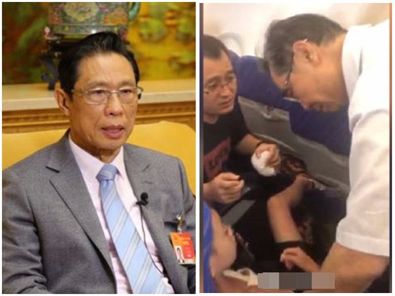 9岁童突发性过敏 呼吸病专家锺南山同机问诊检查