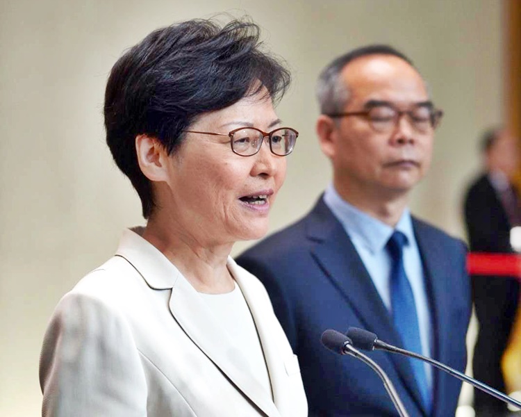 【修例风波】回应是否为《紧急法》铺路 林郑指揣测不正确