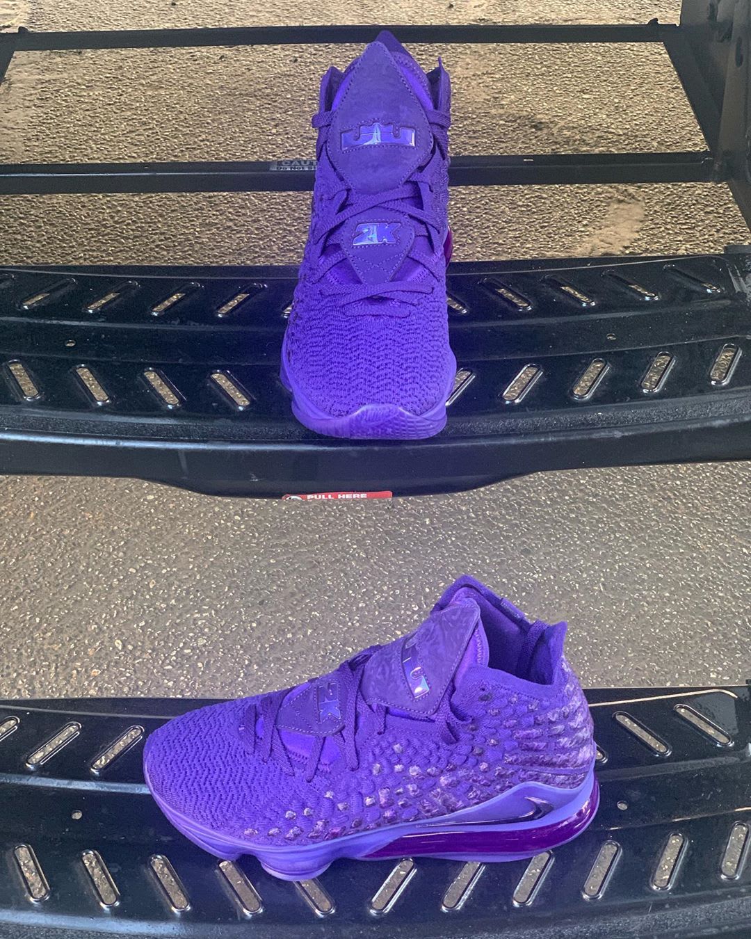 LeBron James Shares First Look at the Laker Purple '2K' Nike LeBron 17