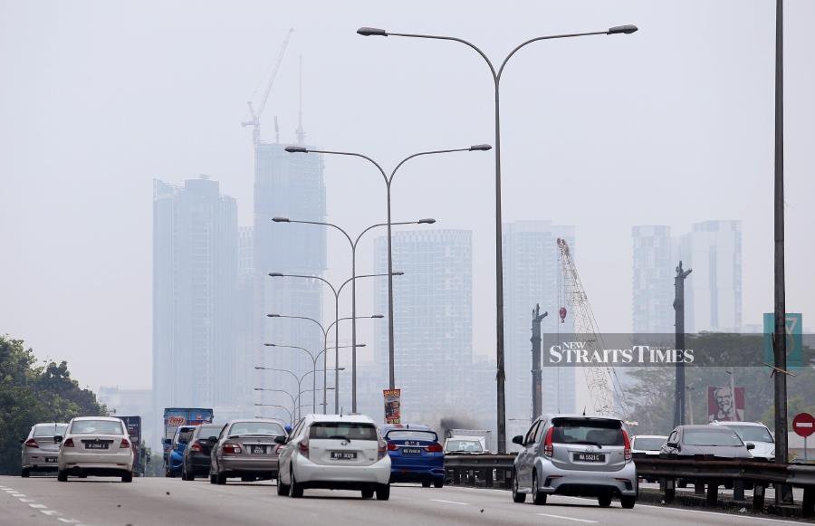 Increased hotspots and more hazy areas