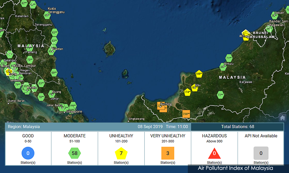 Haze: Very unhealthy API levels in Kuching