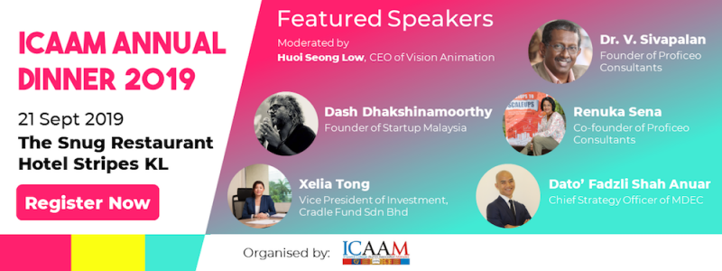 ICAAM Annual Dinner will feature talks by five renowned business leaders