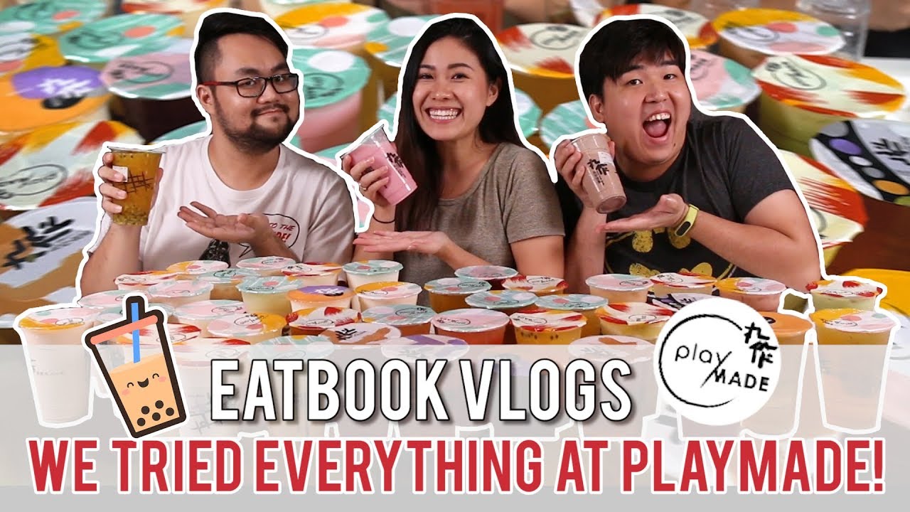 We Tried Everything at Playmade Bubble Tea | Eatbook Tries Everything | EP 1