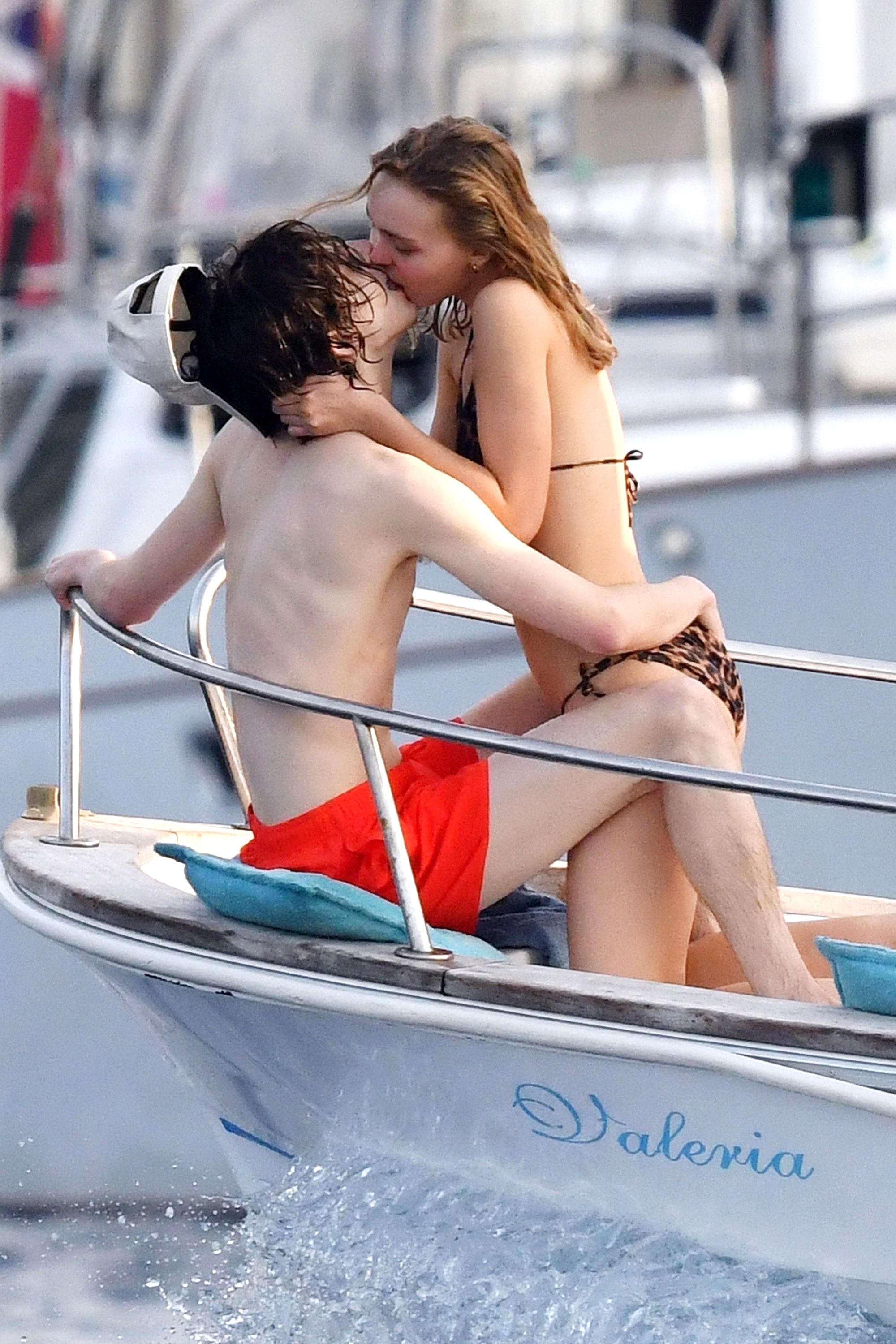 Timothée Chalamet and Lily Rose Depp's Steamy Kiss Is the Best Meme on the Internet