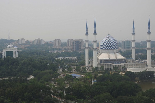Six areas in Selangor recorded unhealthy API reading this morning