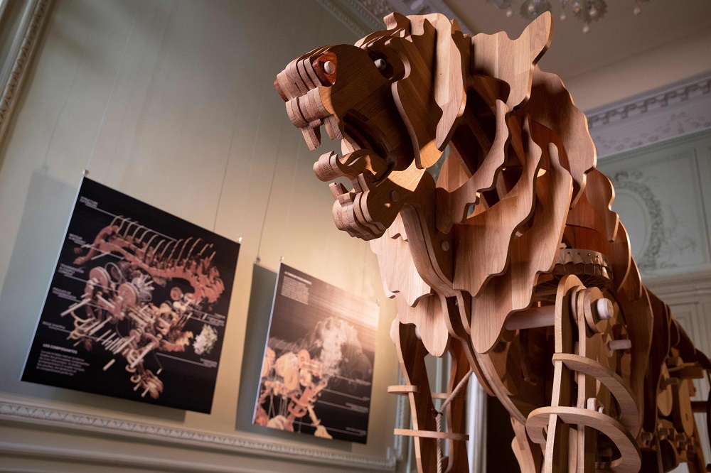 Leonardo da Vinci’s mechanical lion goes on display in Paris